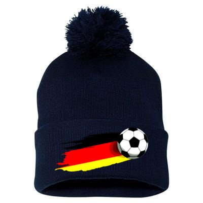 Germany Flag Jersey German Soccer Team German Pom Pom 12in Knit Beanie