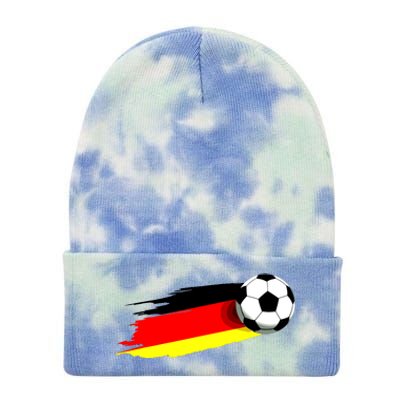 Germany Flag Jersey German Soccer Team German Tie Dye 12in Knit Beanie