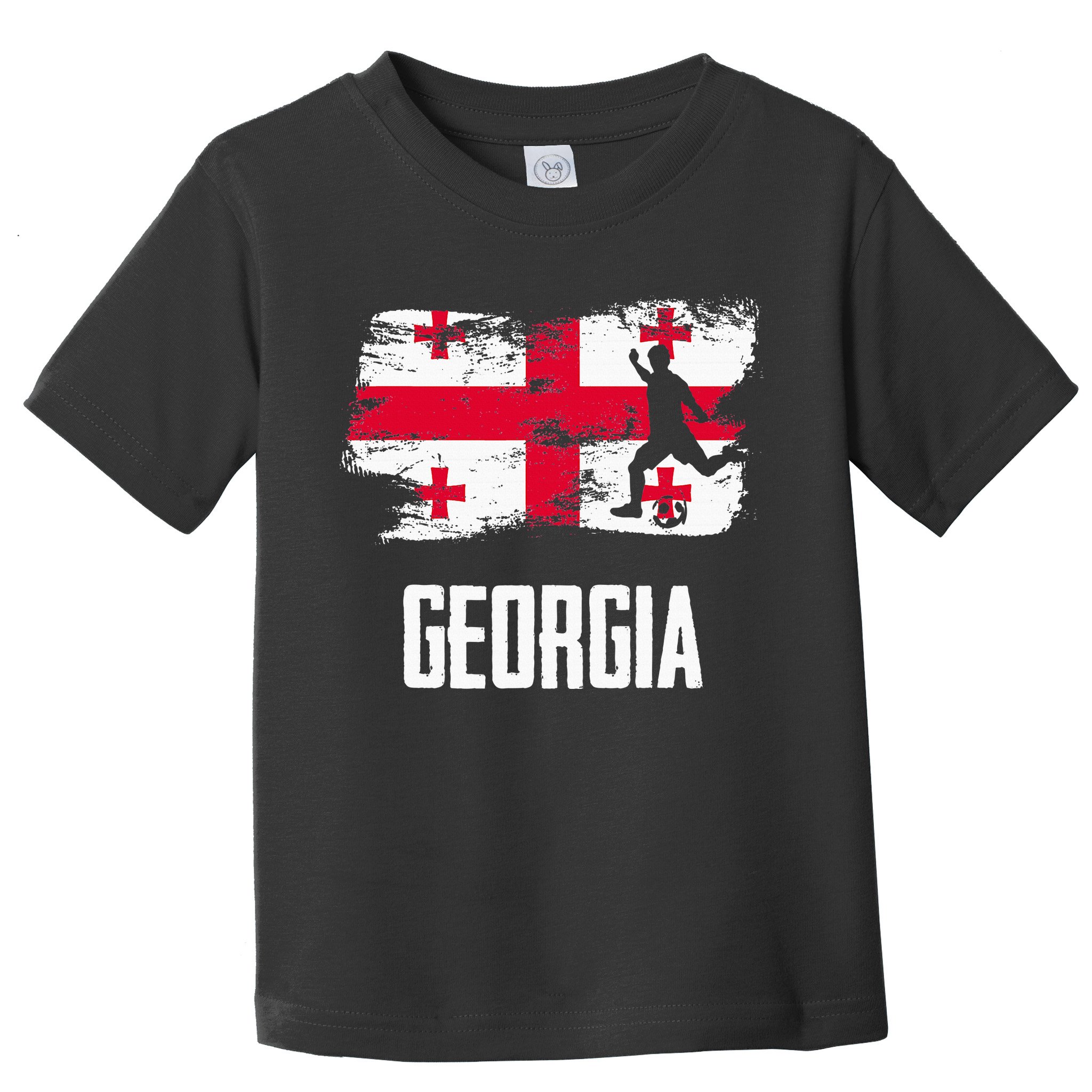 Georgia Flag Jersey Georgian Soccer Team Georgian Toddler T-Shirt