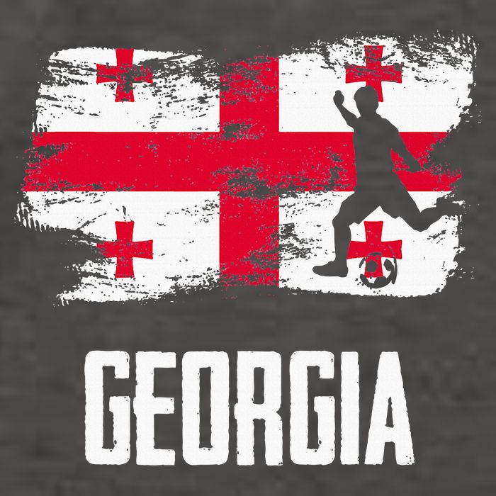 Georgia Flag Jersey Georgian Soccer Team Georgian Vector Backpack