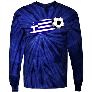 Greece Flag Jersey Greek Soccer Team Greek Tie-Dye Long Sleeve Shirt