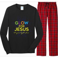 Glow For Jesus Let Your Light Shine Faith Long Sleeve Pajama Set