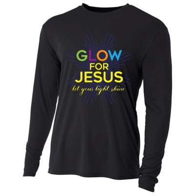 Glow For Jesus Let Your Light Shine Faith Cooling Performance Long Sleeve Crew