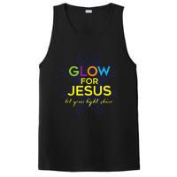 Glow For Jesus Let Your Light Shine Faith PosiCharge Competitor Tank