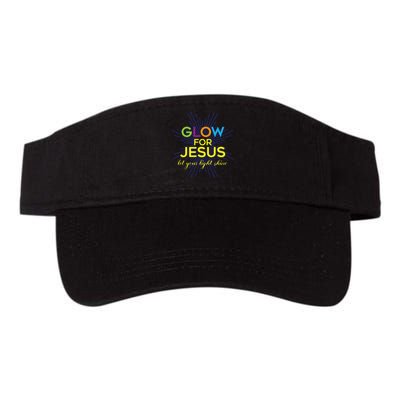 Glow For Jesus Let Your Light Shine Faith Valucap Bio-Washed Visor