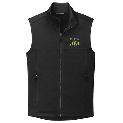 Glow For Jesus Let Your Light Shine Faith Collective Smooth Fleece Vest