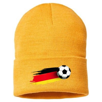 Germany Flag Jersey German Soccer Team German Sustainable Knit Beanie