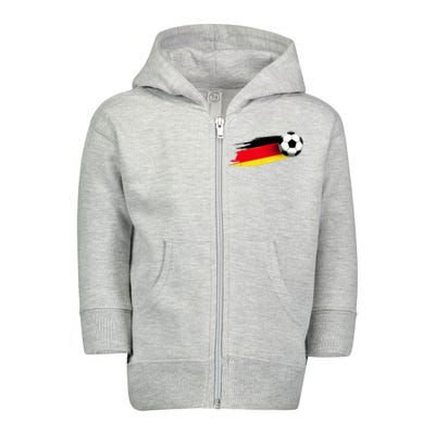 Germany Flag Jersey German Soccer Team German Toddler Zip Fleece Hoodie