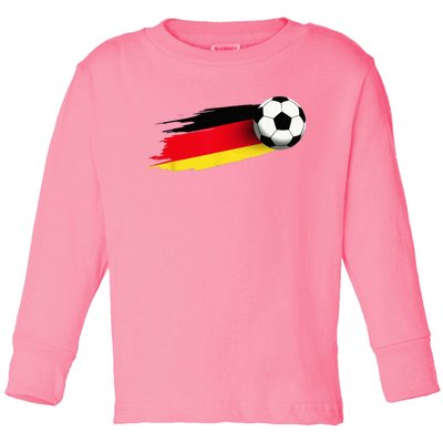 Germany Flag Jersey German Soccer Team German Toddler Long Sleeve Shirt