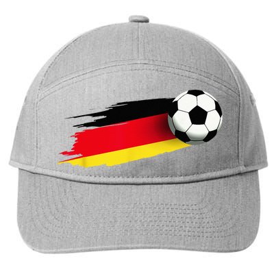 Germany Flag Jersey German Soccer Team German 7-Panel Snapback Hat