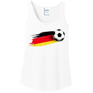 Germany Flag Jersey German Soccer Team German Ladies Essential Tank