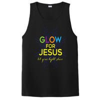 Glow For Jesus  Let Your Light Shine  Faith Apparel PosiCharge Competitor Tank