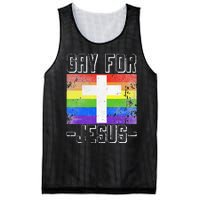 Gay For Jesus Christ Gift Christian Service God Mesh Reversible Basketball Jersey Tank