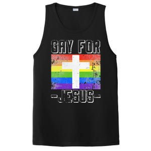 Gay For Jesus Christ Gift Christian Service God PosiCharge Competitor Tank