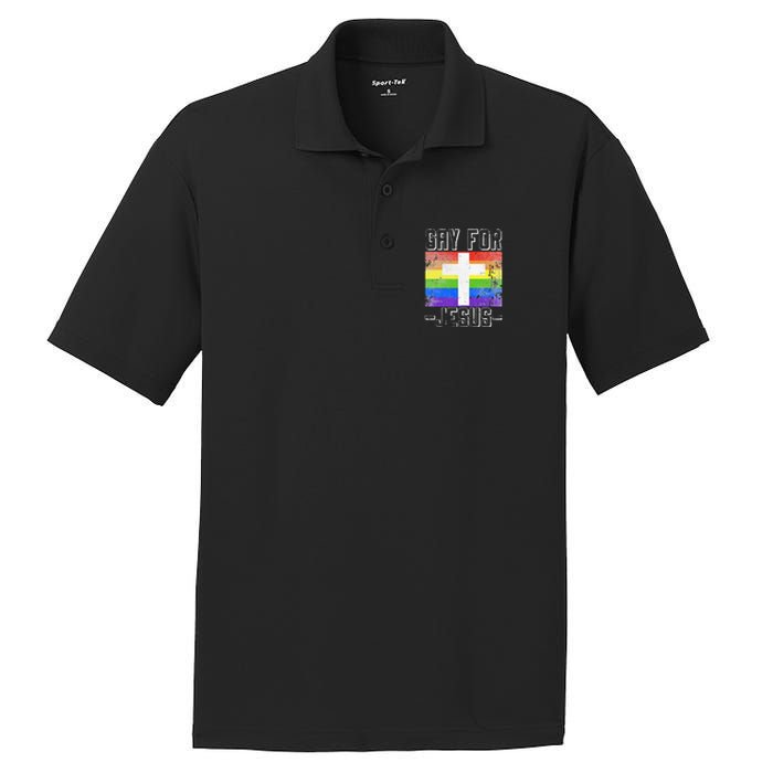 Gay For Jesus Christ Gift Christian Service God PosiCharge RacerMesh Polo