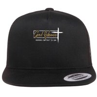 God Fidence Knowing That I Can't, But He Can Quote Christian Flat Bill Trucker Hat