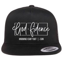 God Fidence Knowing I CanT But He Can Christian Religious Flatbill Hat