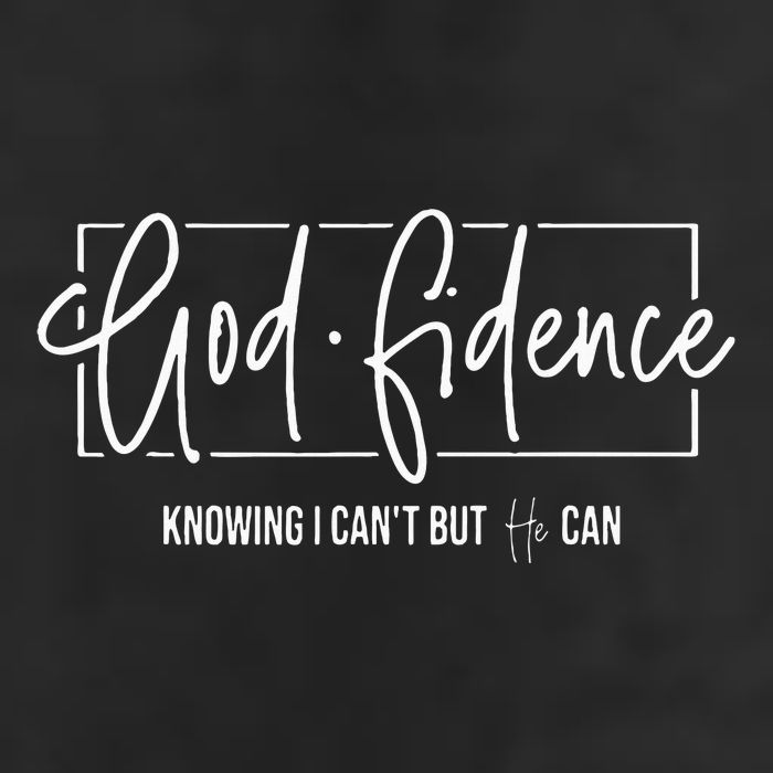 God Fidence Knowing I CanT But He Can Christian Religious Microfiber Hand Towel