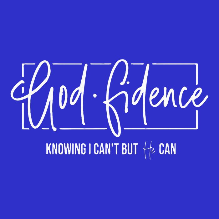 God Fidence Knowing I CanT But He Can Christian Religious Tie-Dye T-Shirt