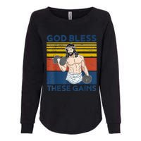 God Fidence Knowing I Can't but He can Christian Religious Womens California Wash Sweatshirt