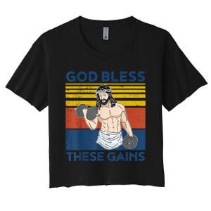 God Fidence Knowing I Can't but He can Christian Religious Women's Crop Top Tee