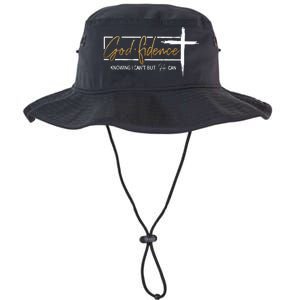 God Fidence Knowing That I CanT But He Can Quote Christian Legacy Cool Fit Booney Bucket Hat