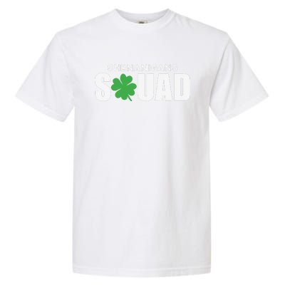 Green Four Leaf Clover funny St Patrick's Day  Garment-Dyed Heavyweight T-Shirt