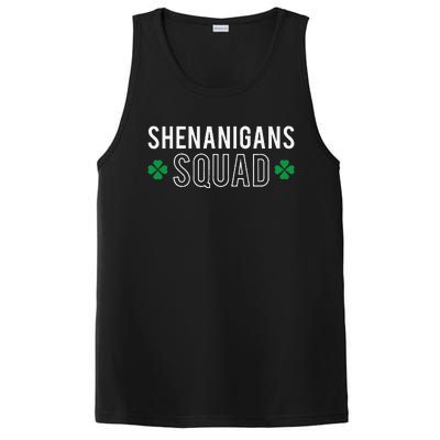 Green Four Leaf Clover Rainbow St Patrick's Day  PosiCharge Competitor Tank