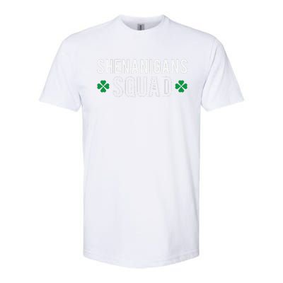 Green Four Leaf Clover Rainbow St Patrick's Day  Softstyle CVC T-Shirt