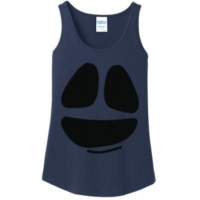 Ghost Face Lazy DIY Halloween Costume Funny Spooky Ghoul Ladies Essential Tank