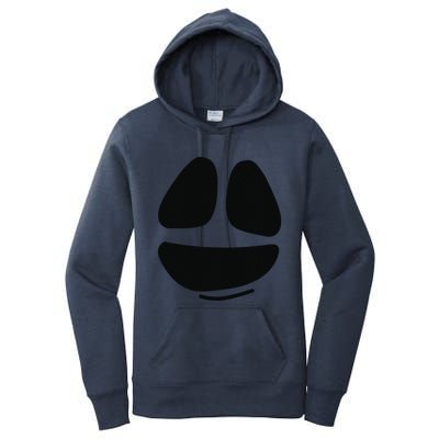 Ghost Face Lazy DIY Halloween Costume Funny Spooky Ghoul Women's Pullover Hoodie