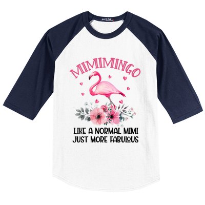 Gramingo Flamingo Like A Normal Grandma Only More Awesome Baseball Sleeve Shirt