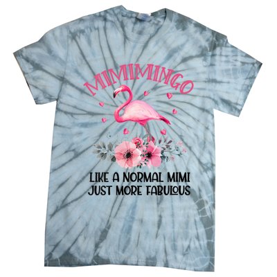 Gramingo Flamingo Like A Normal Grandma Only More Awesome Tie-Dye T-Shirt