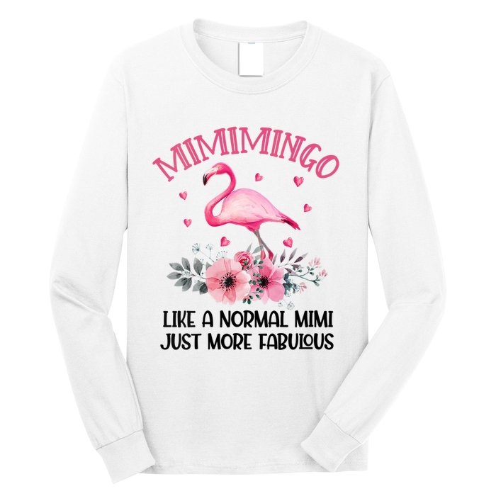 Gramingo Flamingo Like A Normal Grandma Only More Awesome Long Sleeve Shirt