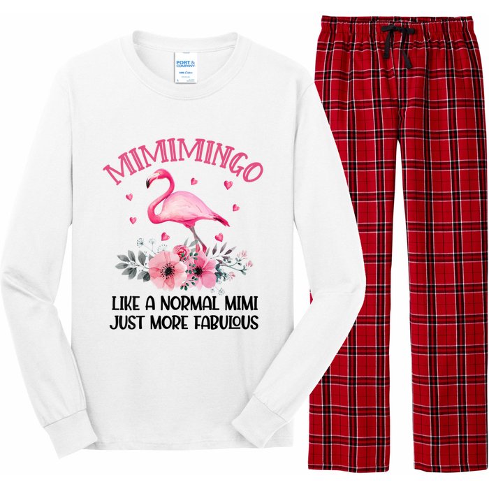 Gramingo Flamingo Like A Normal Grandma Only More Awesome Long Sleeve Pajama Set