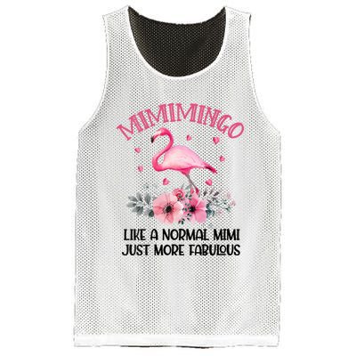 Gramingo Flamingo Like A Normal Grandma Only More Awesome Mesh Reversible Basketball Jersey Tank