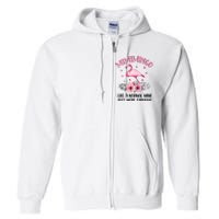 Gramingo Flamingo Like A Normal Grandma Only More Awesome Full Zip Hoodie