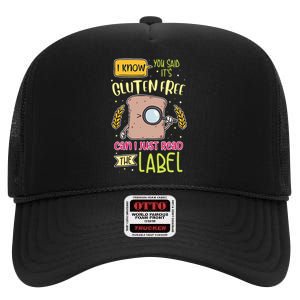 Gluten Free Lifestyle Celiac Disease Awareness High Crown Mesh Back Trucker Hat