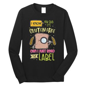 Gluten Free Lifestyle Celiac Disease Awareness Long Sleeve Shirt