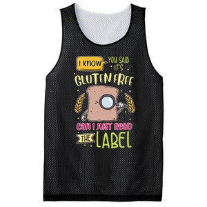 Gluten Free Lifestyle Celiac Disease Awareness Mesh Reversible Basketball Jersey Tank