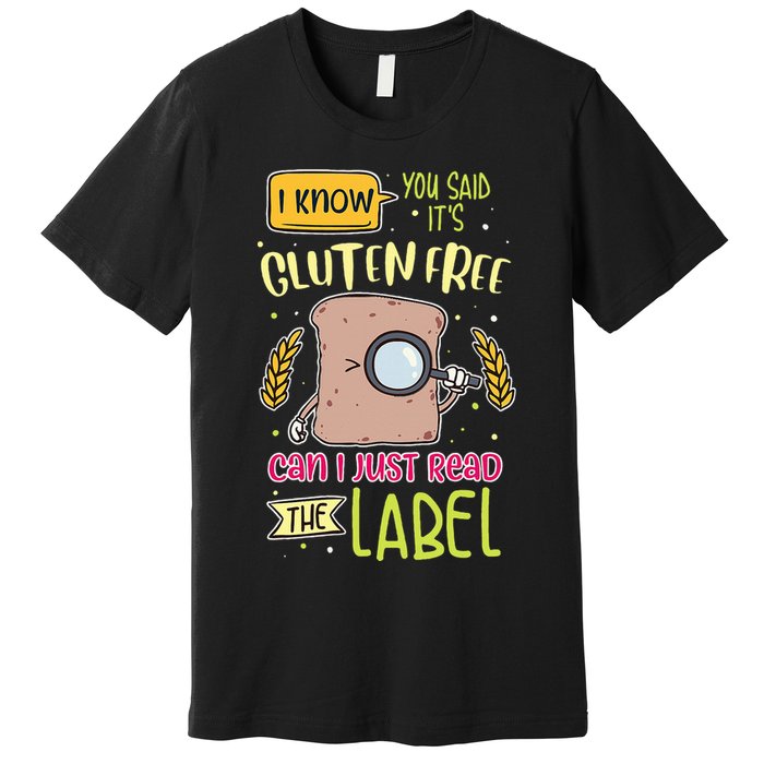 Gluten Free Lifestyle Celiac Disease Awareness Premium T-Shirt