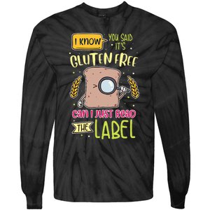 Gluten Free Lifestyle Celiac Disease Awareness Tie-Dye Long Sleeve Shirt