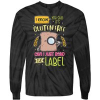 Gluten Free Lifestyle Celiac Disease Awareness Tie-Dye Long Sleeve Shirt