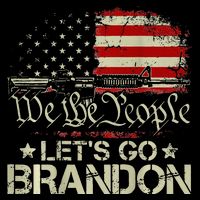 Gun Flag Lets Go Branson Brandon Lets Go Branson Button