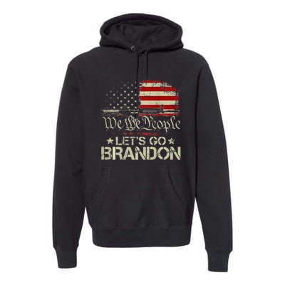 Gun Flag Lets Go Branson Brandon Lets Go Branson Premium Hoodie