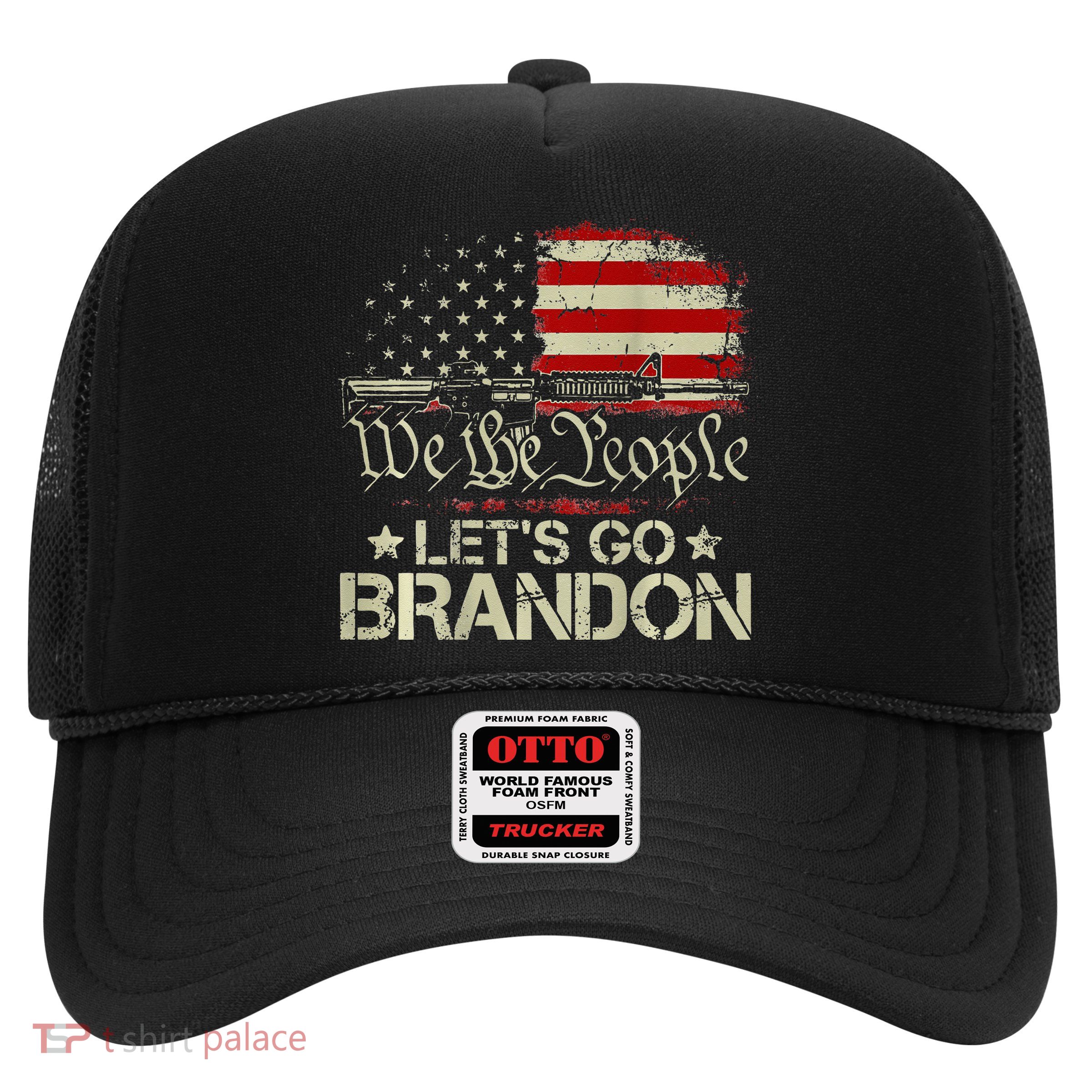 Gun Flag Lets Go Branson Brandon Lets Go Branson Trucker Hat