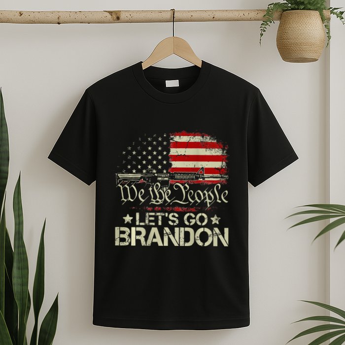 Gun Flag Lets Go Branson Brandon Lets Go Branson T-Shirt