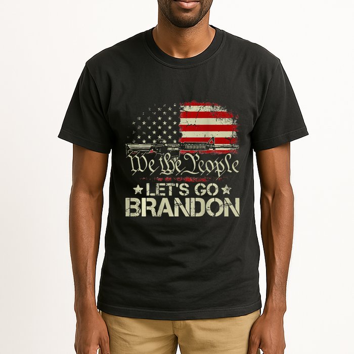 Gun Flag Lets Go Branson Brandon Lets Go Branson Tall T-Shirt