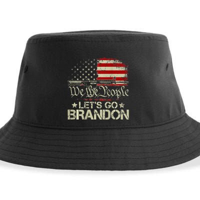 Gun Flag Lets Go Branson Brandon Lets Go Branson Sustainable Bucket Hat