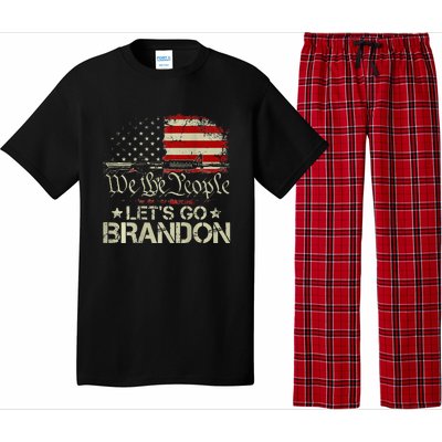 Gun Flag Lets Go Branson Brandon Lets Go Branson Pajama Set